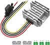 Kzreect 12V 10A 120W Step Down Converter، DC 17-65V to DC 12V Voltage Reducer، Voltage Regulator Transformer with Fuses Holder، Wire Terminals for Golf Cart Club Car Truck Vehicle، 14AWG Wire