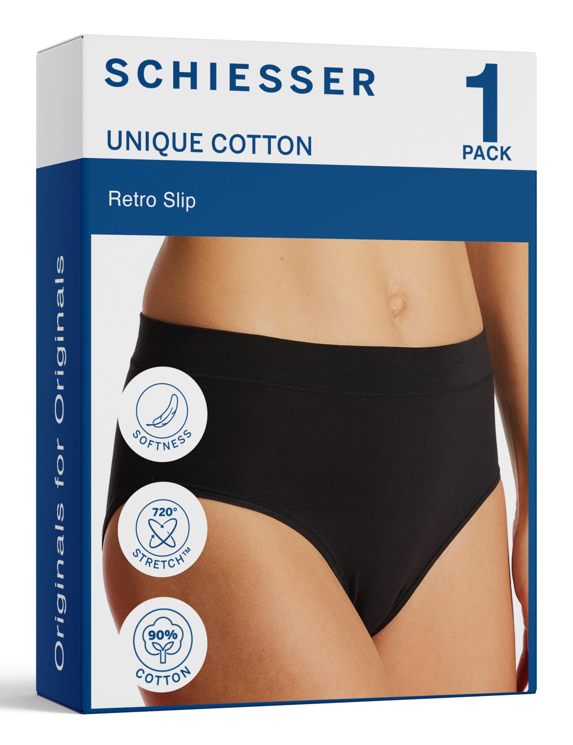 Schiesser Damen Retro Slip - Unique Cotton