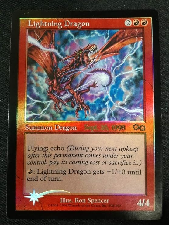 アウトレット売上 稲妻のドラゴン foil プロモ promo mtg ランキング