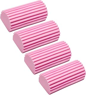 Damp Clean ダスタースポンジ 4個パック 家庭用クリーニングスポンジ 再利用可能なダスティングスポンジ ブラインド・ガラス・通気口・窓・鏡・幅木のブラッシング用