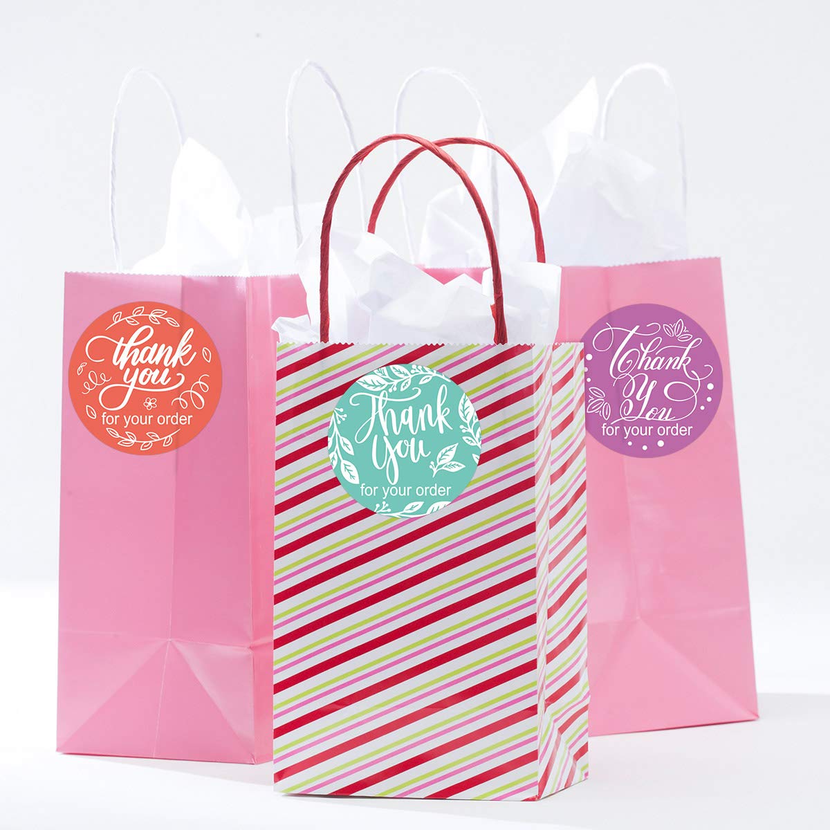 Adesivi Rotondi Con Stampa "Thank You - Foto 14