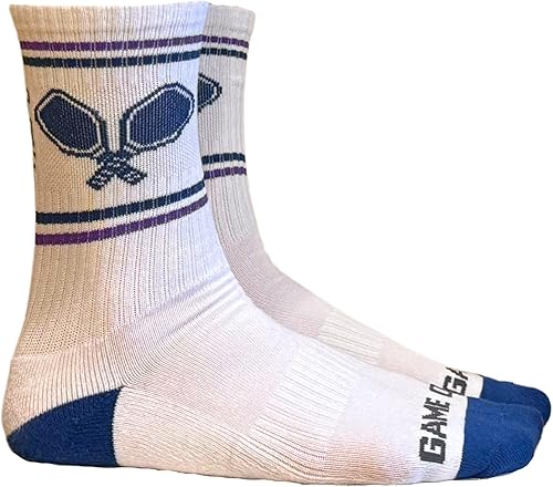 Miniatura 2 de PBF - Calcetines de pickleball para hombres y mujeres, atléticos de cuello redondo y cuarto de longitud, algodón Dri Fit que absorbe la humedad,