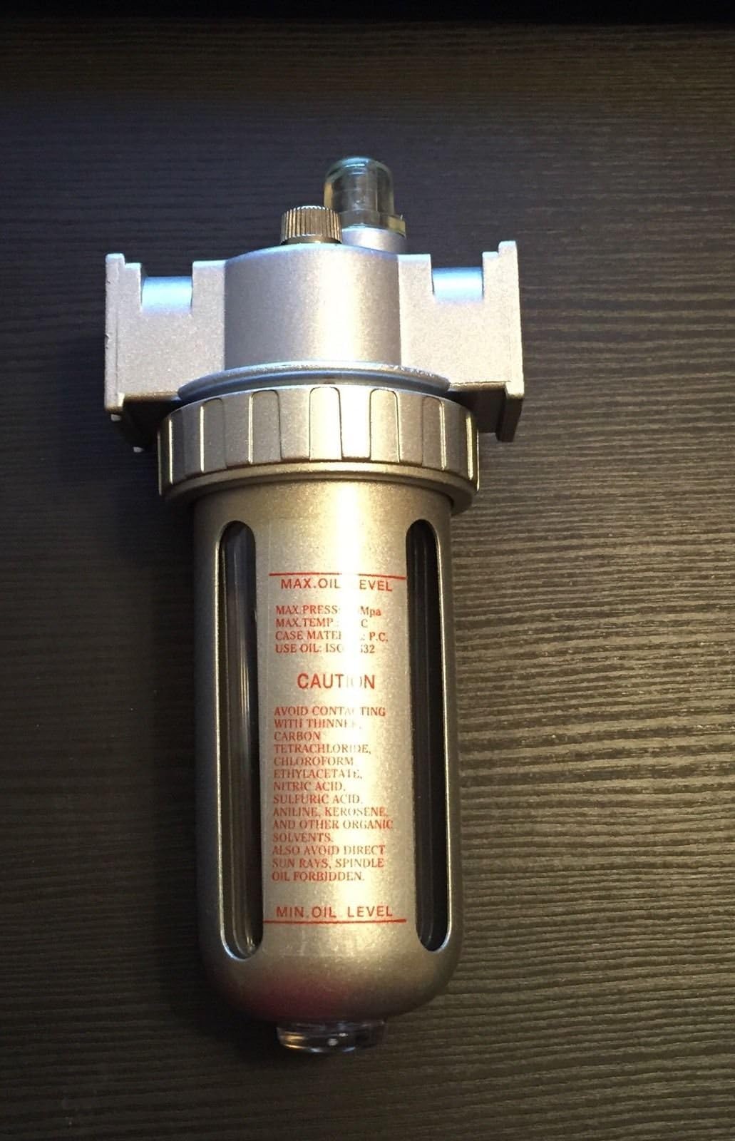 1/2" Mid Flow LUBRICATOR Air In Line OILER compressed air compressor air tools
