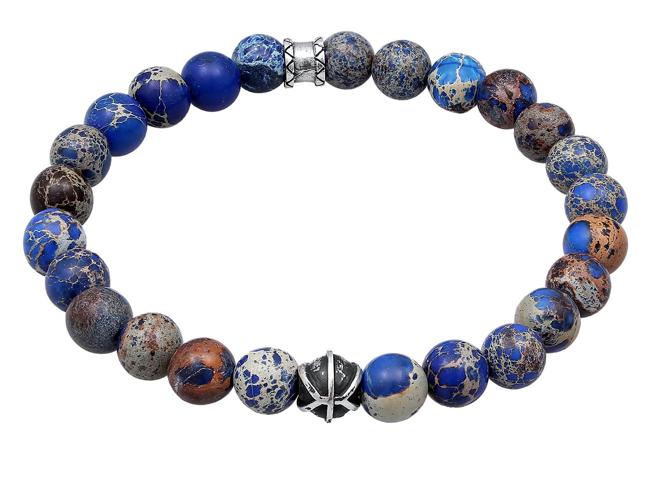 Bracciale Di Amazzonite E Pasta Turchese, Rajola. Collezione LINK Codice 54 459 4018