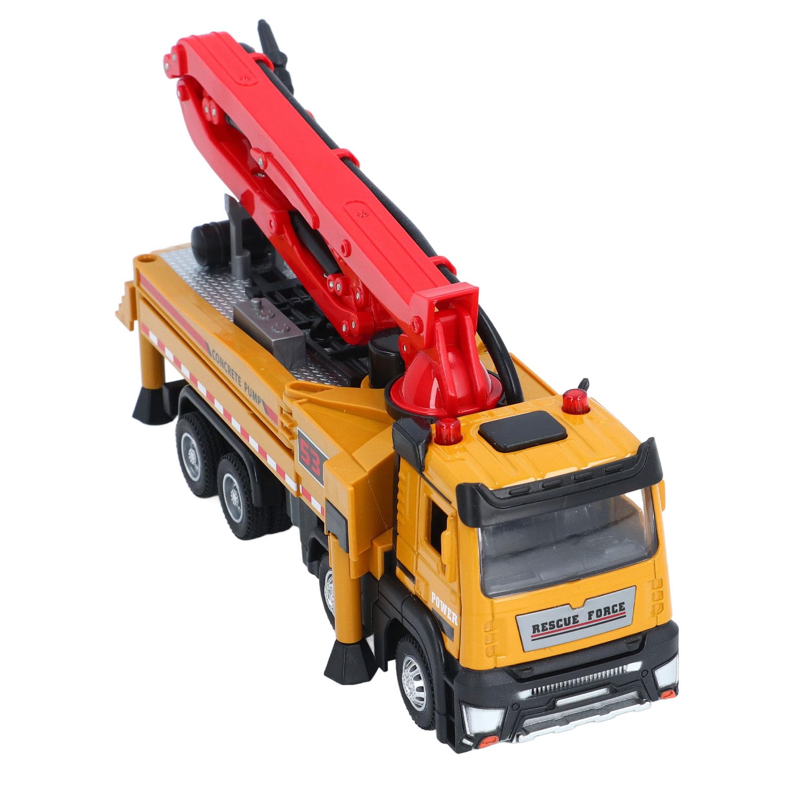 Camion Pompa Di Cemento In Scala 1:32 – In Lega E Plastica, Con Funzioni Multiple, Batterie LR44 Incluse, Per Interni Ed Esterni