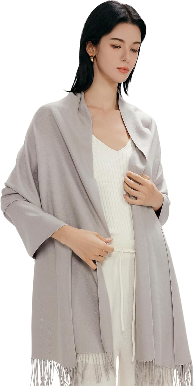 maamgic Women's Winter Scarf Soft Warm Scarf for Women Cozy Shawl Wraps for Women Lightweight Pashmina Style Wrap - Image 2