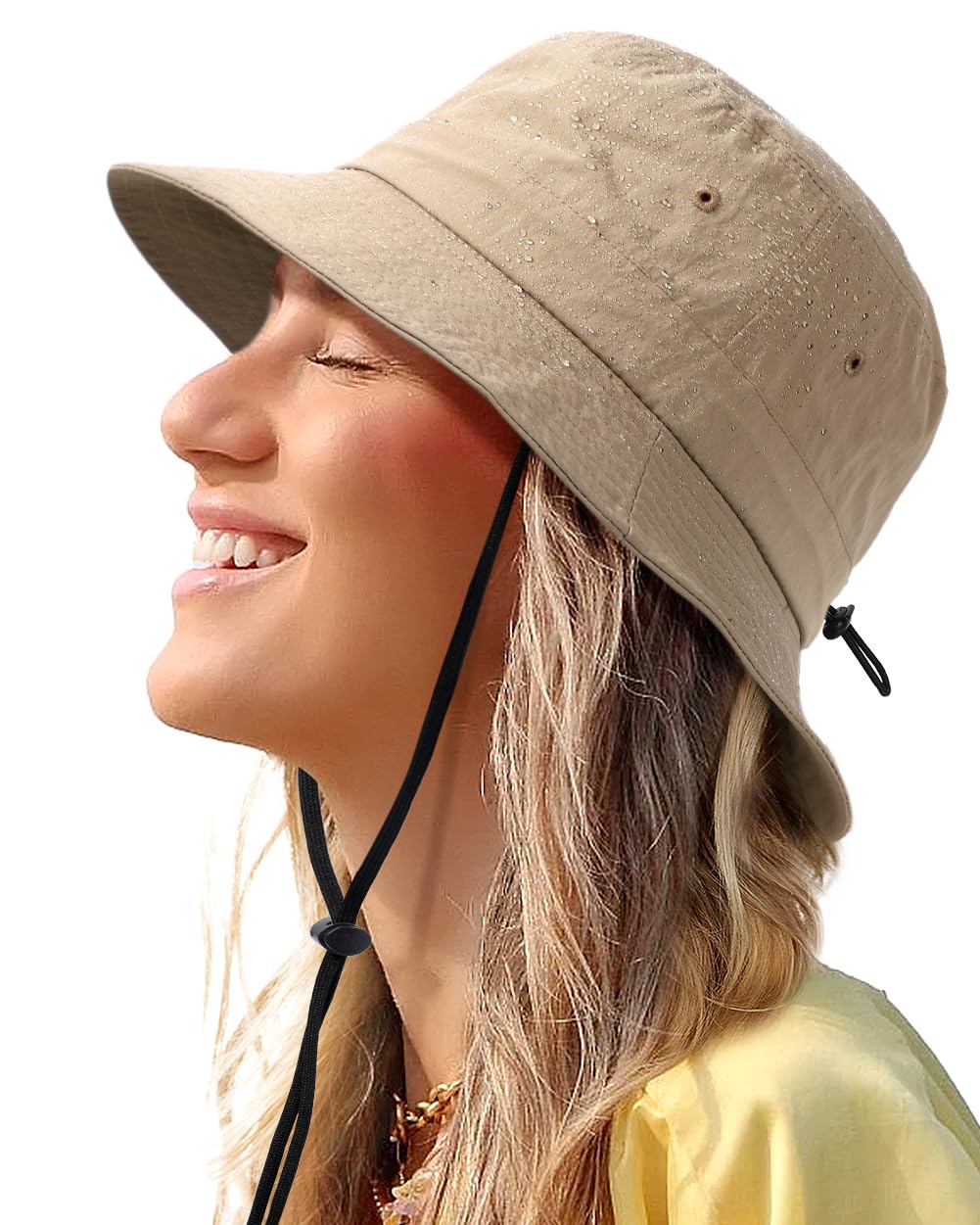 Water-Resistant Bucket Hat for Women Men Rain Hat UPF 50+  display picture 2