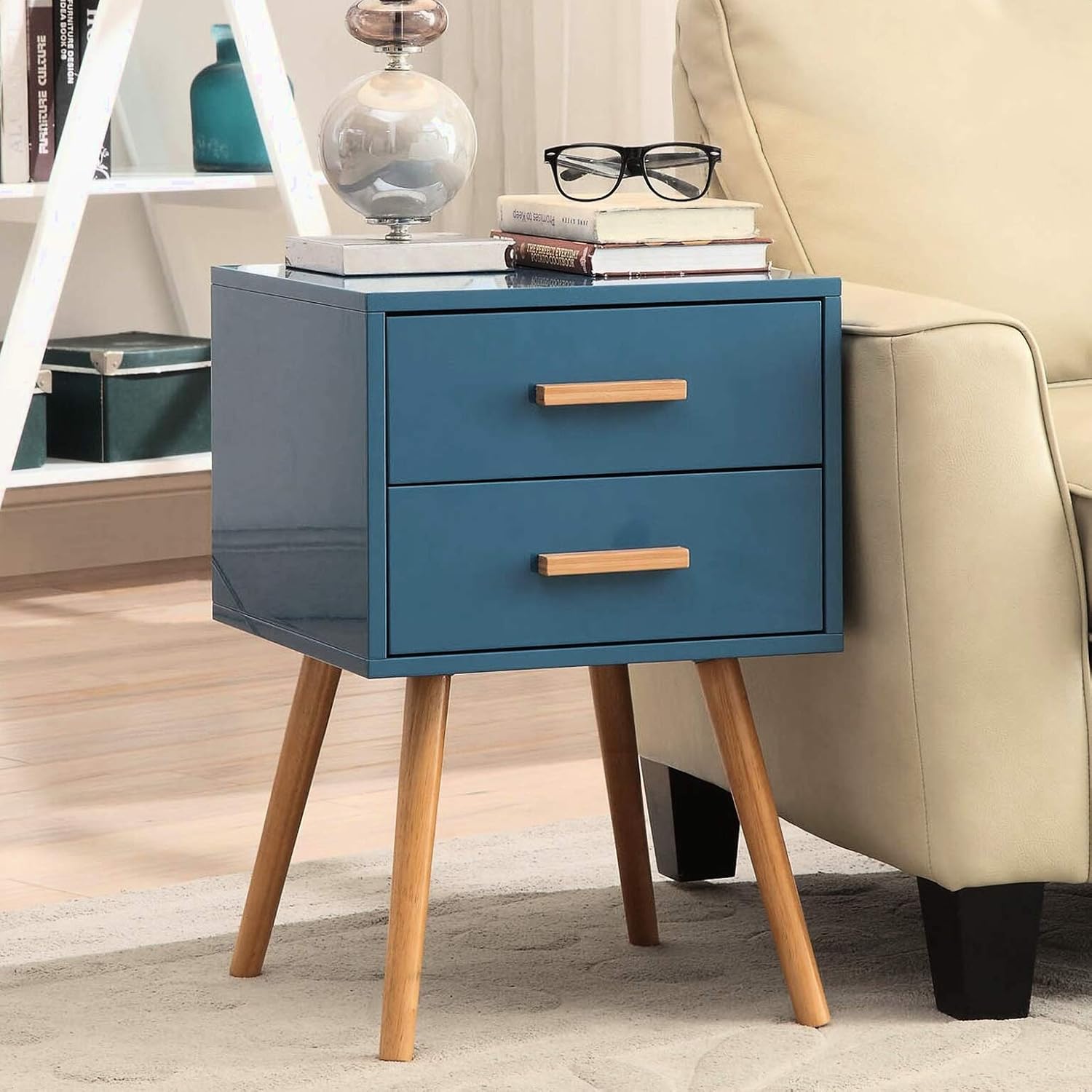 Delilah End Table with Storage Home & Kitchen