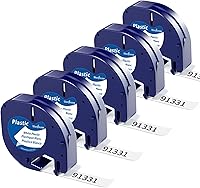 Vista 9 de Cinta transparente de repuesto para rotuladora, cinta de repuesto transparente para rotuladora Dymo, recambios transparentes Dymo de 1/2'' x 13