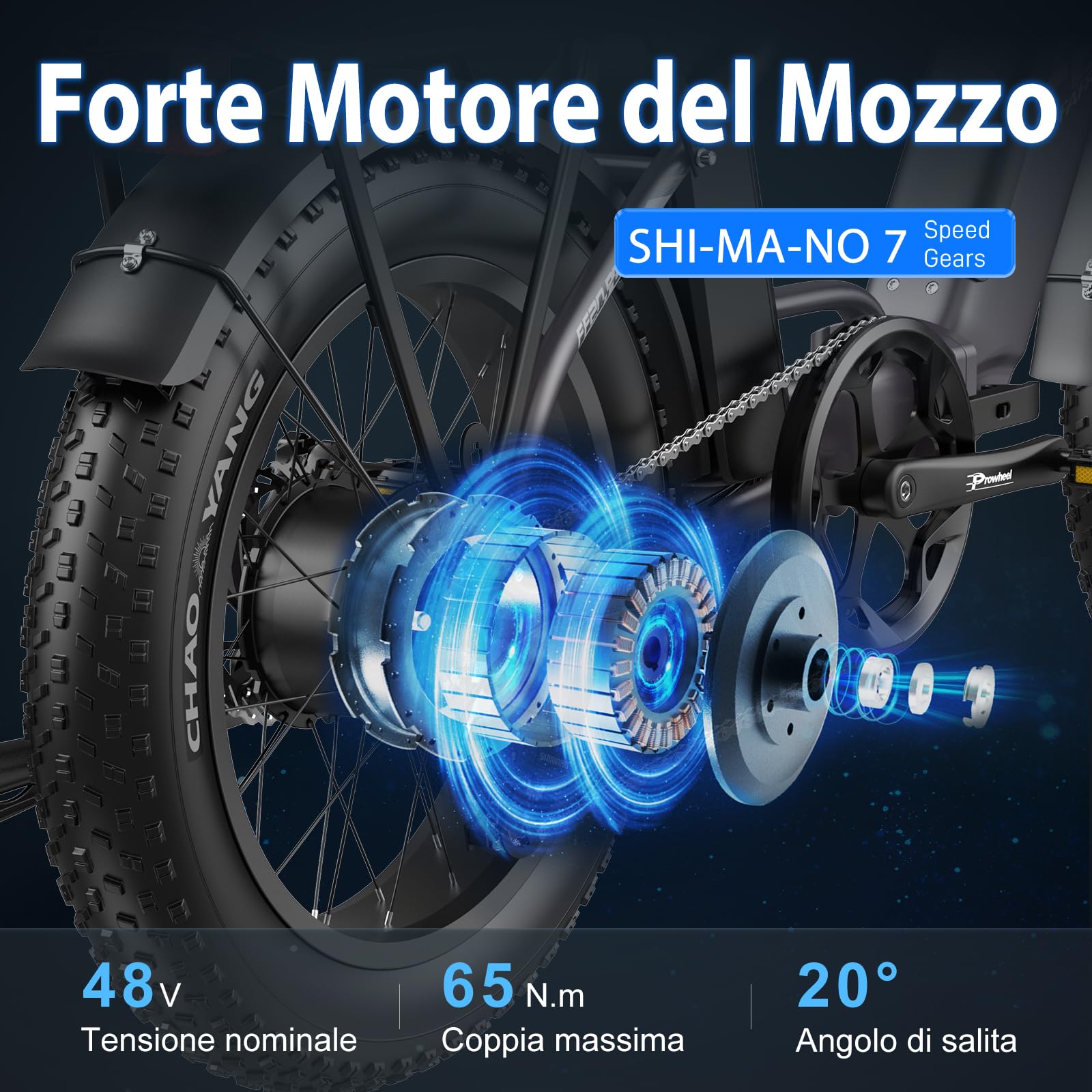 Fafrees Bici Elettrica Pieghevole Due Batterie 48V/12Ah×2 Bicicletta Elettrica, 20"×4.0 Fat Tire, Autonomia di 160km, Fat Bike Ebike per Adulti Uomo Donna, con Schermo LCD, Specchietti