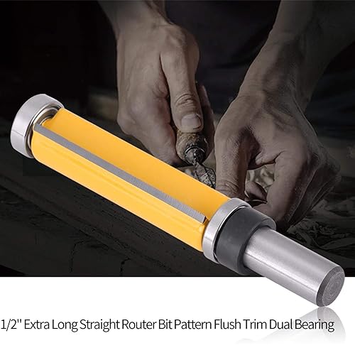 Miniatura 4 de Brocas de fresado empotrado, cortador de fresado de madera, herramientas de carpintería, herramienta de acabado de broca de carpintería recta, 2-1/2