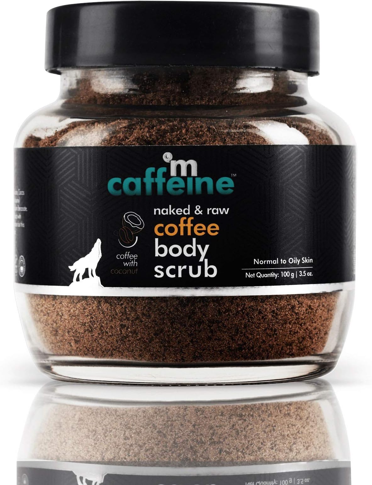 Naked & Raw Coffee Body Scrub with Coconut, SLS and Paraben Free, 100gm
