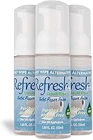 Vista 1 de Refresh Liquid Wipe Gratis: Espuma de papel higiénico. Alternativa ecológica de toallitas húmedas desechables para pieles sensibles. Limpia y calma