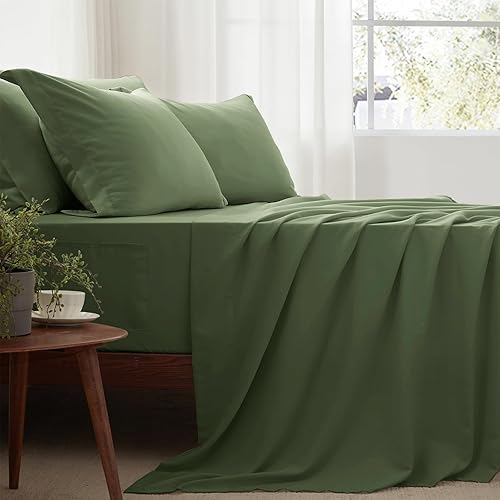 Miniatura 7 de Juego de edredón individual de 5 piezas, ropa de cama beige en una bolsa con sábanas, edredones de tamaño individual con 1 edredón, 1 funda de