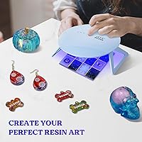 Vista 6 de LET'S RESIN UV Light Pro,Longer 2,3,5M Time Setting UV Lamp with Larger Coverage Area and More Concentrated Lights,Portable & Foldable Resin Light
