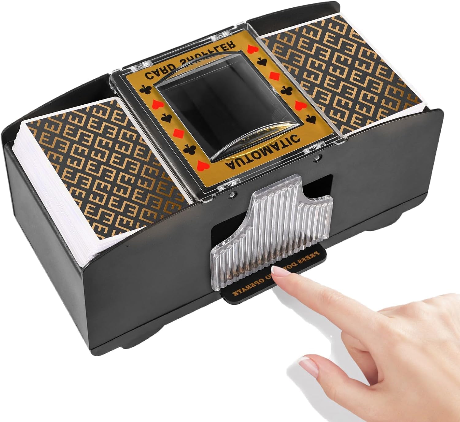Mezclador De Cartas Automático Con Batería De 2000 MAh | Barajador Inalámbrico Para Póker, Texas Hold'em Y Juegos De Mesa Familiares