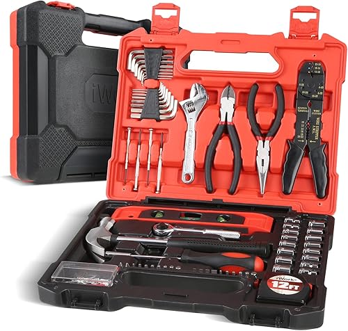 Olympia Tools iWork 80-787, 67 piezas, rojo/negro