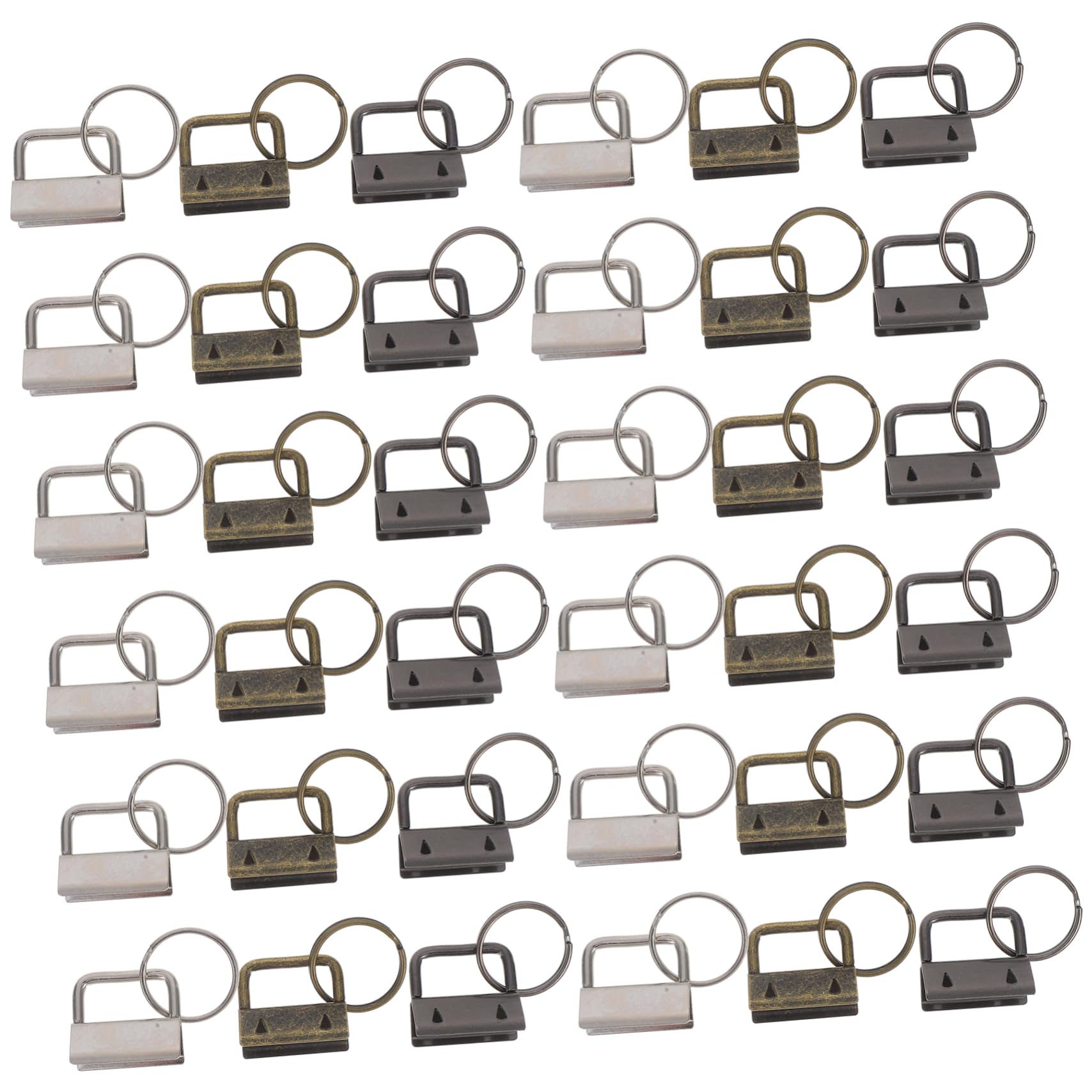 Schlüsselanhänger Hardware mit Schlüsselring 25mm, 150 Stück