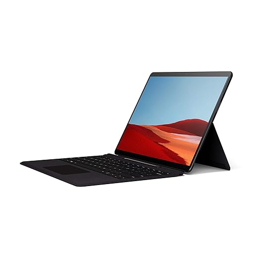 Microsoft Surface Pro X – 13" Touch-Screen –SQ1 - 16GB Memory - 512GB Solid State Drive – WIFI + 4G LTE – Matte Black (MJU-00001) (Renewed)