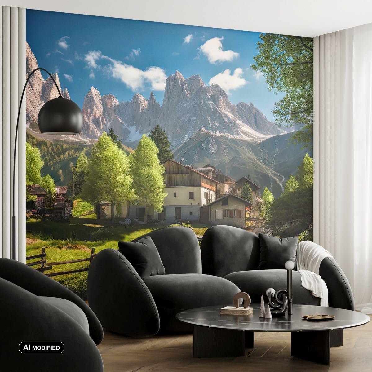 Carta da Parati Vinile in TNT 300x210 cm Architettura Paesaggi - 5814 - WF2