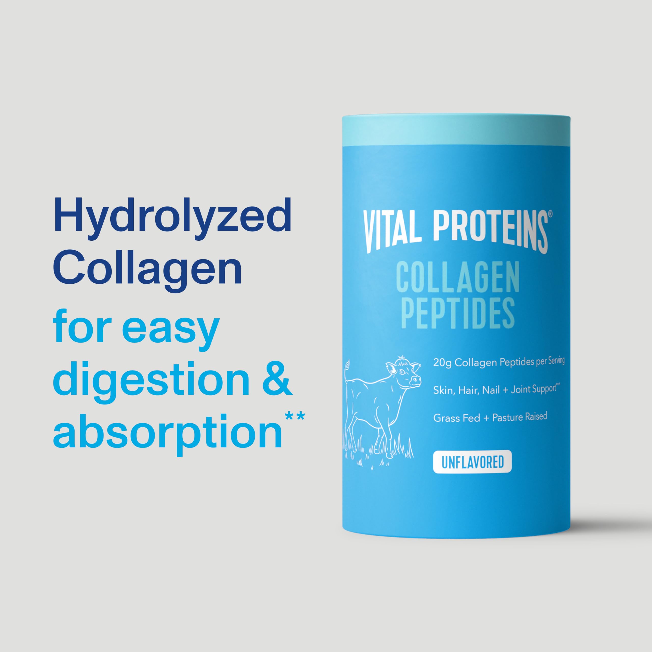 Vital Proteins Collagen Peptides Powder, Unflavored, 14.3oz — Amazon image 7