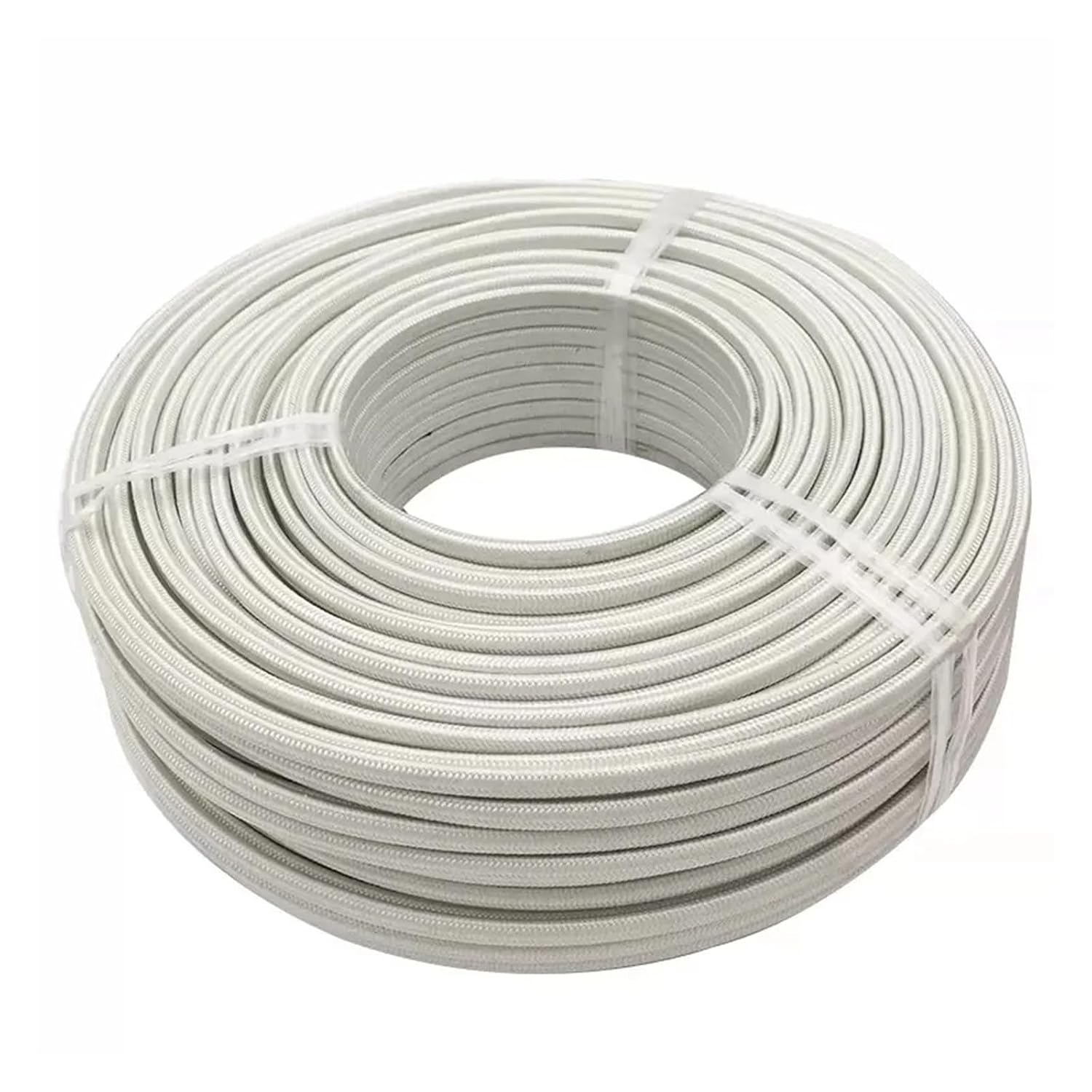High Temperature Mica Braided Wire, Electromagnetic Heating Wire High Temperature 500°C Mica 1 Core Flame Retardant 9-20 AWG(9AWG 6mm2)