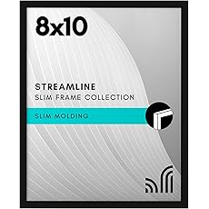 Americanflat 16x20 Picture Frame with Polished Plexiglass - Streamline Collection - Thin Border Picture Frame for Wall Display - Hanging Hardware Included - Natural Oak