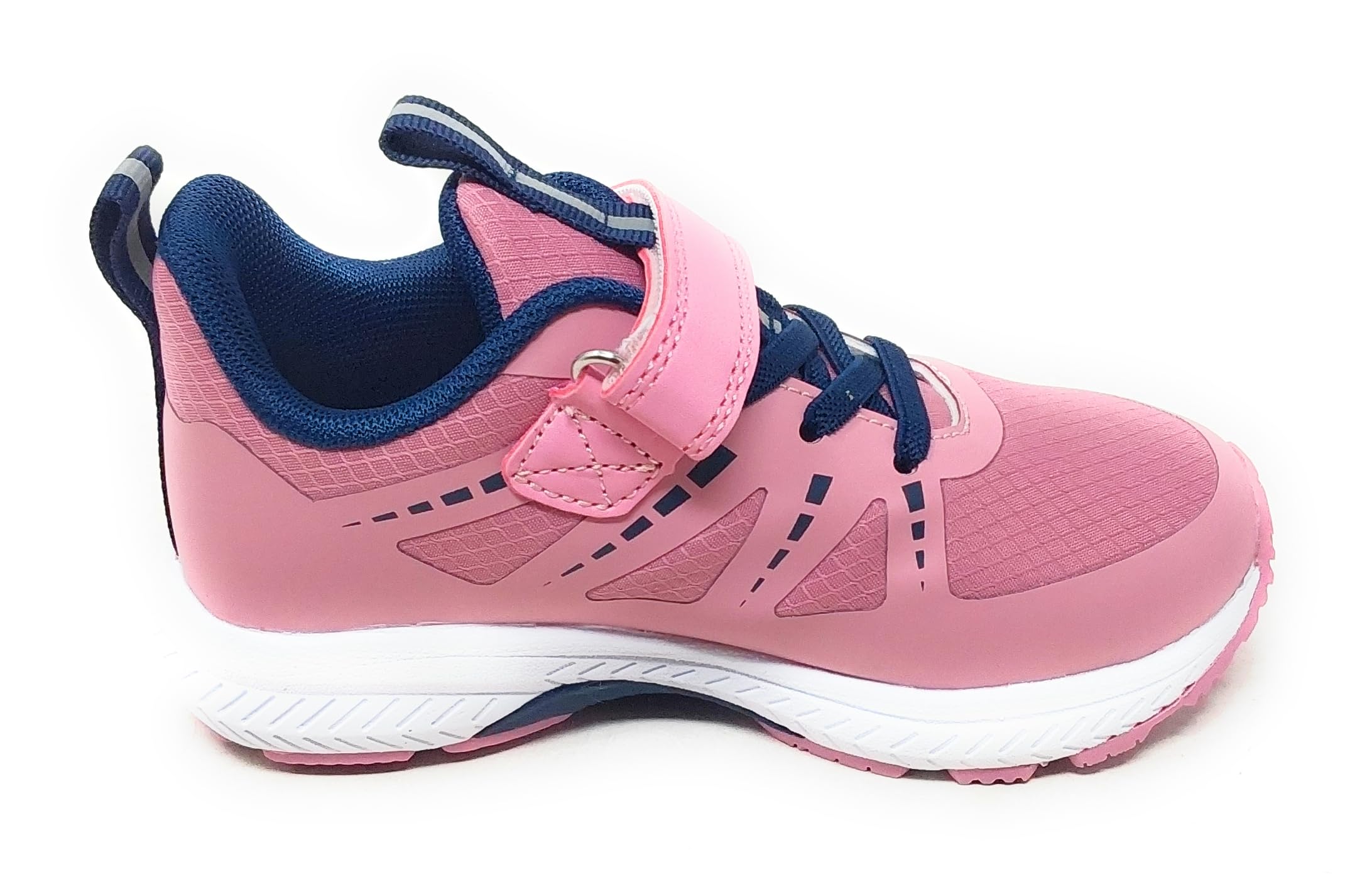 Scarpe Sportive Bambina,a Strappo,Rosa Blu,Mesh Traspirante Antipioggia,Modello IMAA3805