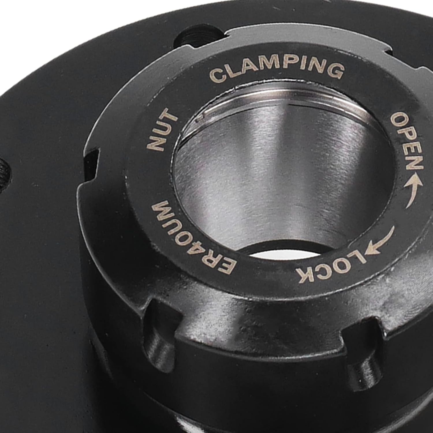 125mm Diameter Collet Chuck 7 Holes Carbon Steel Compact Lathe Tight Tolerance Tool for CNC Milling Lathe Tool