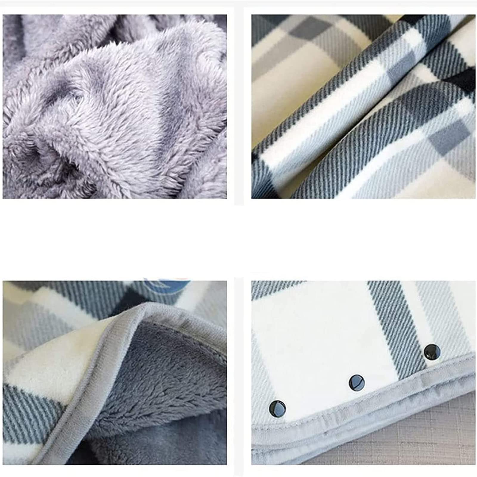 Funda Lujo para Silla Ruedas, Funda acogedora con Forro Polar para Silla Ruedas, Apta para sillas Ruedas manuales y eléctricas, tamaño Adulto, Productos cálidos para Exteriores