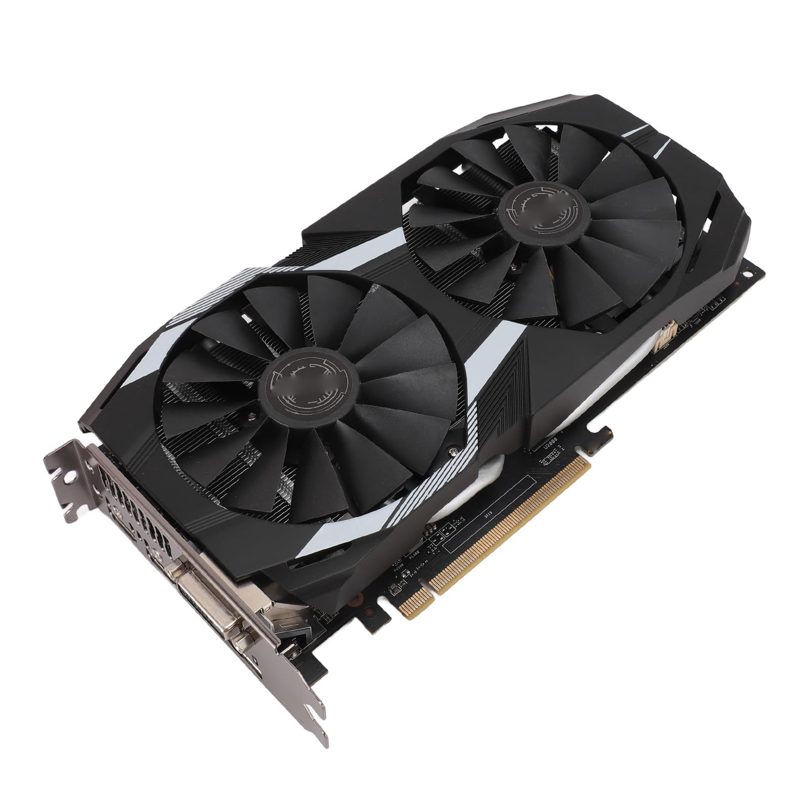 Tarjeta Gráfica RX 590, 256 bits 8 GB GDDR5 1460/8000 MHz, Tarjeta Gráfica para Juegos PCI Express 3.0, HDMI DP DVI con Ventiladores Duales para Juegos de Oficina y PC