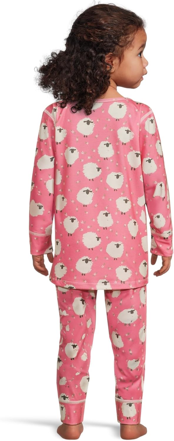 Hot Chillys Toddler Originals Print Moisture-Wicking Thermal Breathable Base Layer Underwear Set Elastic Waistband Flat Seam