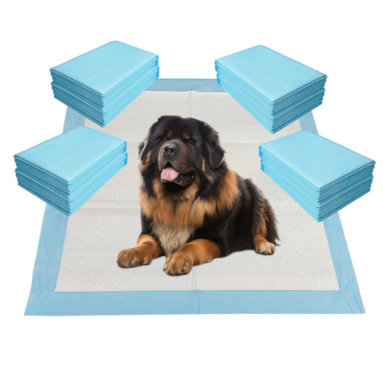 ADEPTNA Puppy Training Pads - Leak Proof, Highly Absorbent & Odour Eliminating โ Each Pad Holds up to 1420ml (5 Cups) - Ultimate Protection for Floors - Ideal for Puppies & Dogs (PACK OF 60)
