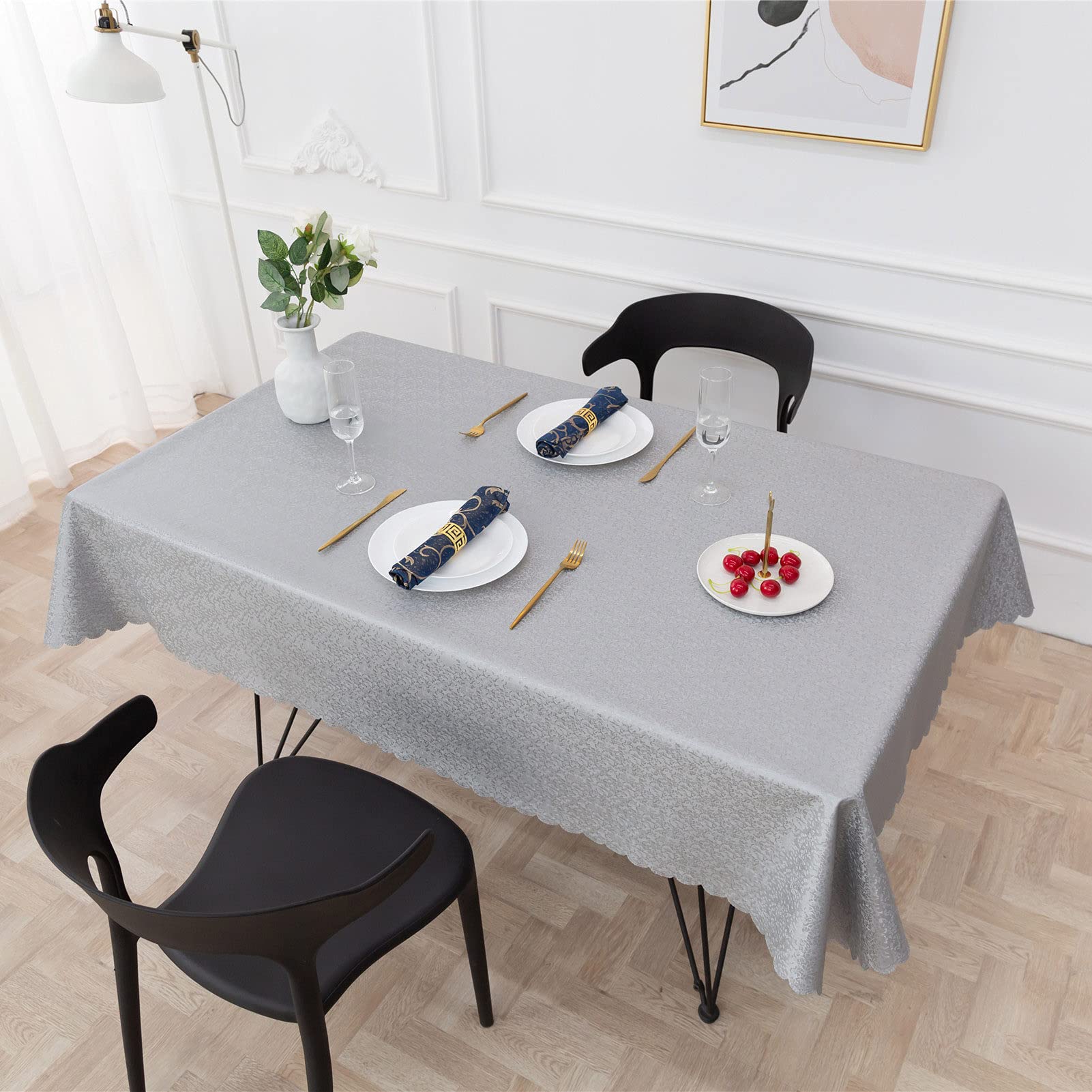 GHGcscas tablecloth, Table Cloth Rectangle,Rectangular Tablecloth PVC Wipe Clean Cover