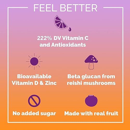 Miniatura 5 de Ethan's Disparos orgánicos de refuerzo inmunológico, sabor a saúco. Siéntete mejor. Apoyo a la inmunidad, hecho con fruta real, vitamina C, vitamina