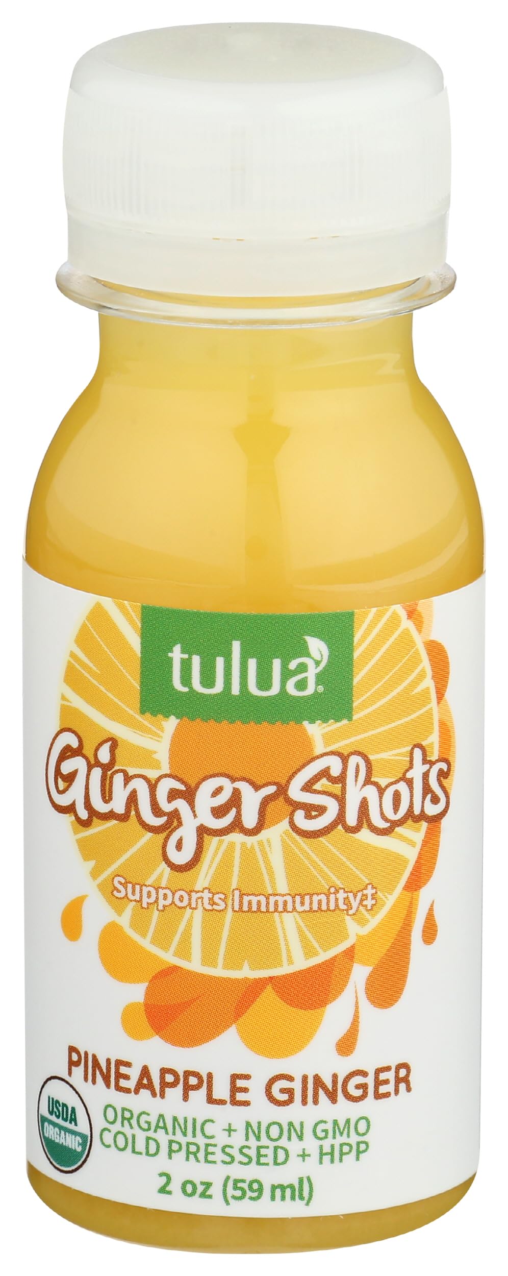 Ginger Shots, Juice Pineapple Ginger, 2 Ounce