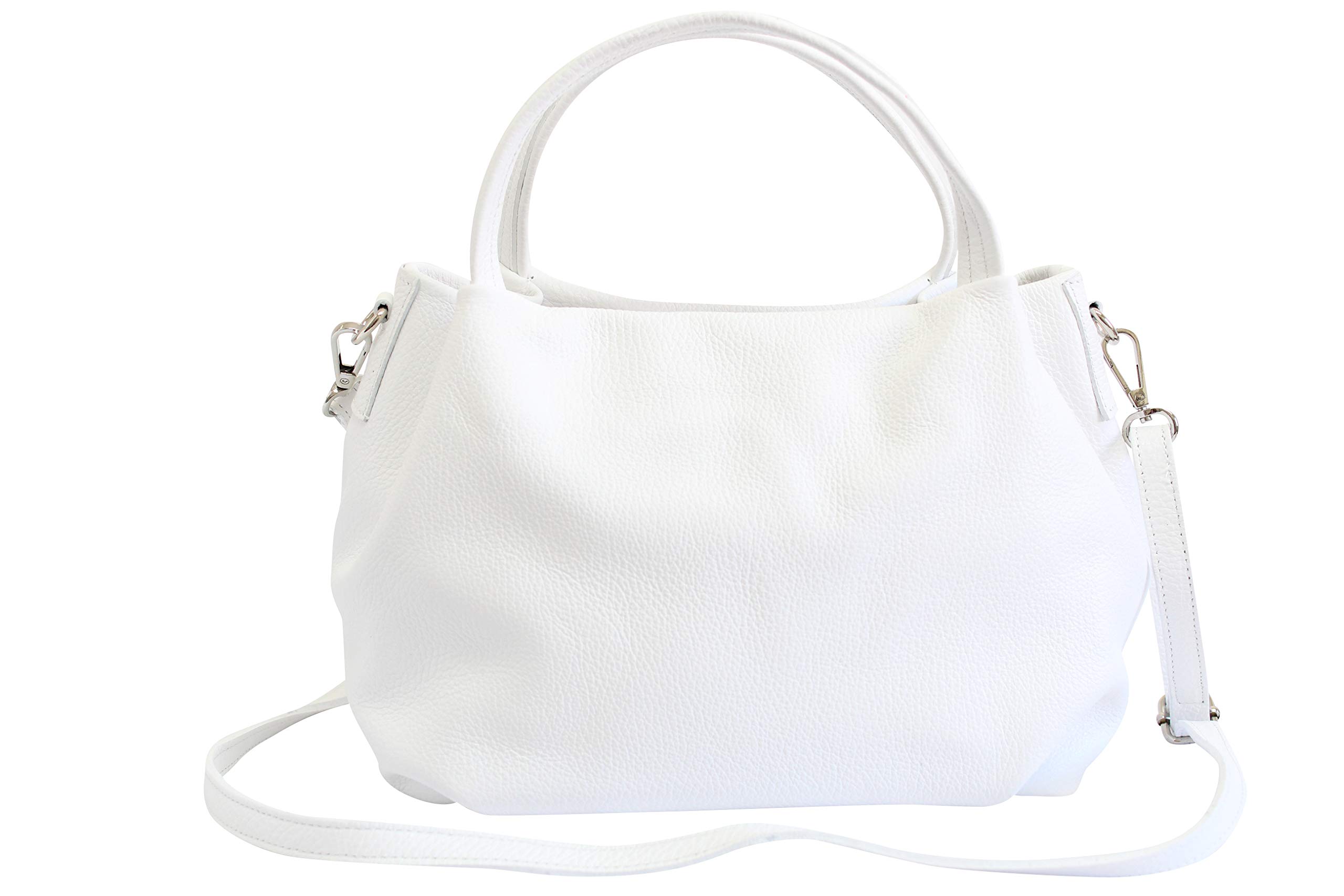 AMBRA Moda Damen handtasche Henkeltasche Schultertasche aus Echtleder GL023