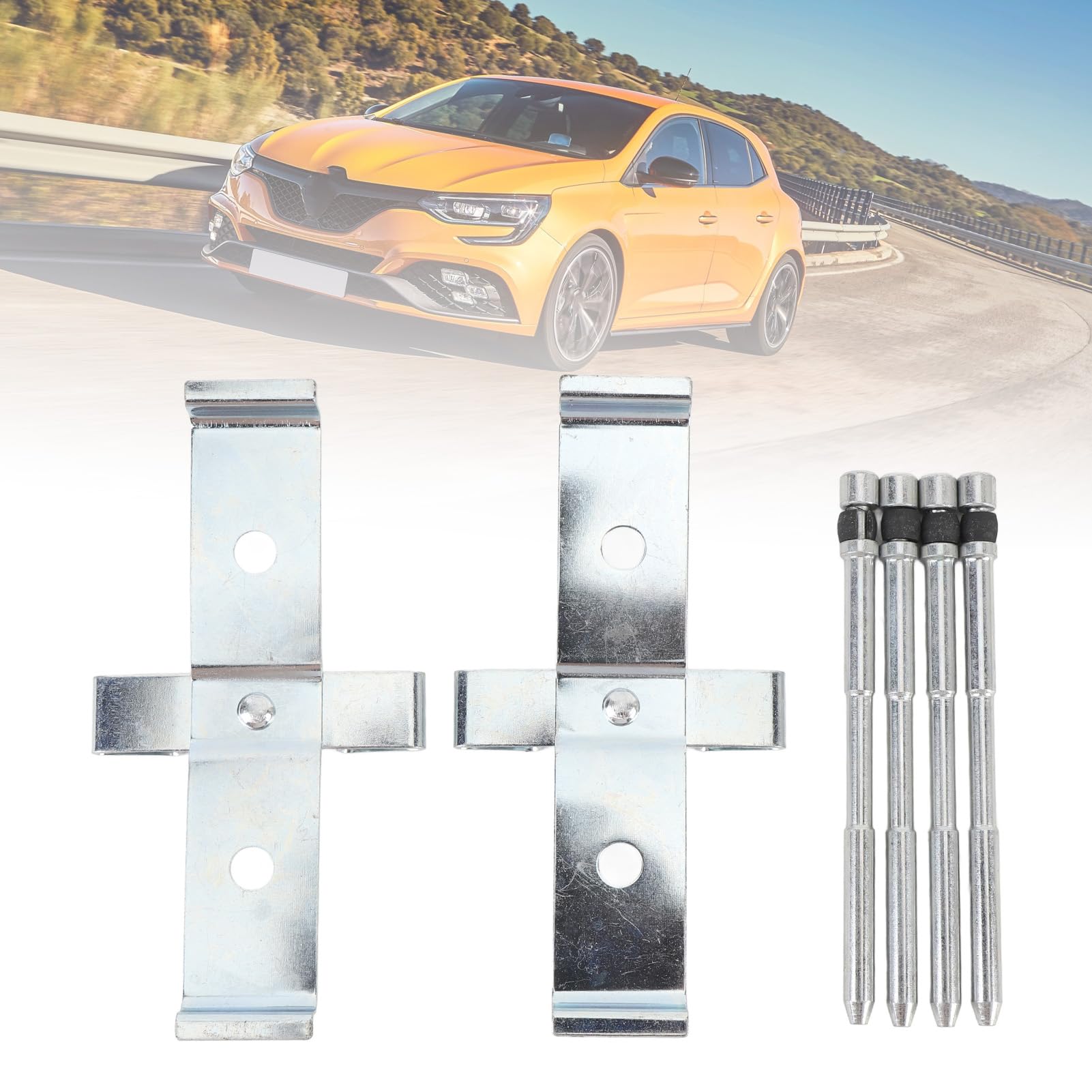 SIXRUN Kit Hardware Pinza Freno a Disco Anteriore Kit Perni Pastiglie Freno LX0469 per RS 250 265 275 SPORT Dal 2008 Al 2022 con Struttura in Metallo Vestibilità