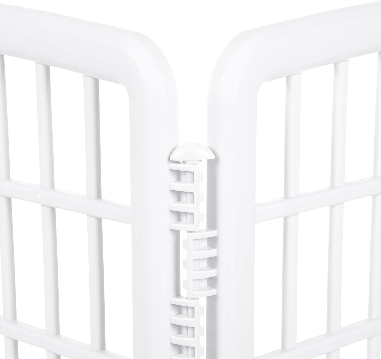 Amazon Basics 2-Panel Extension Plastic Pet Pen, 24in, White