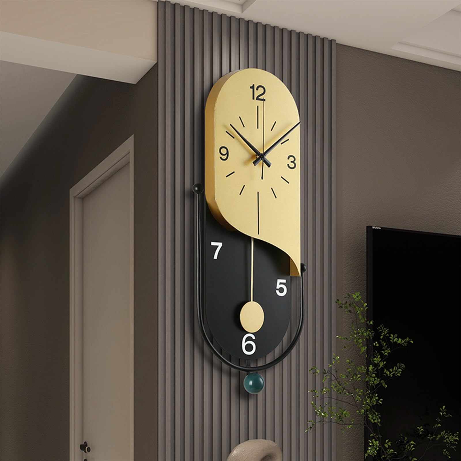 Horloge murale silencieuse pour stopper le bruit du tic-tac dans la chambre