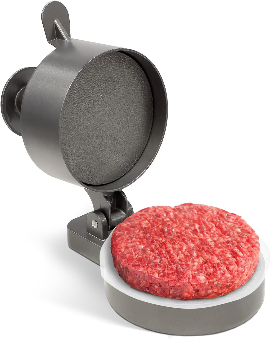 Shop Square Burger Press Patty Maker – Adjustable Thickness (1/4 lb to 3/4 lb) with Ejector – Non-Stick, for Burgers, Crab Cakes & Sausage – Includes Patty Paper