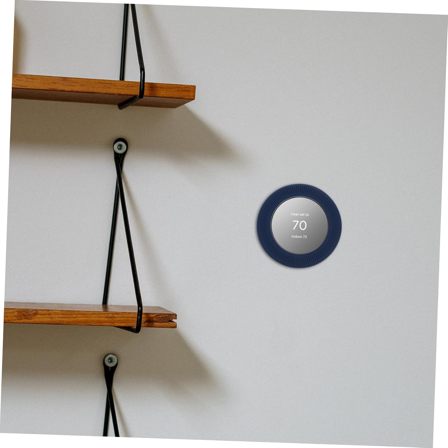 HOMSFOU Thermostat Trim Kit Thermostat Wall Plate Accessory Protective Cover for Nest