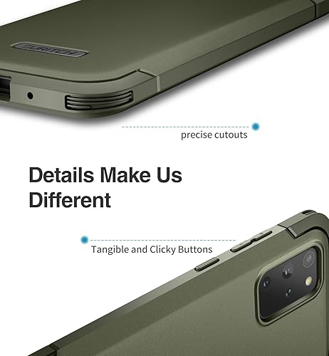 Miniatura 6 de SURITCH Funda protectora para Samsung Galaxy S20 Plus, marco frontal extra, resistente y a prueba de golpes, con protector de pantalla integrado