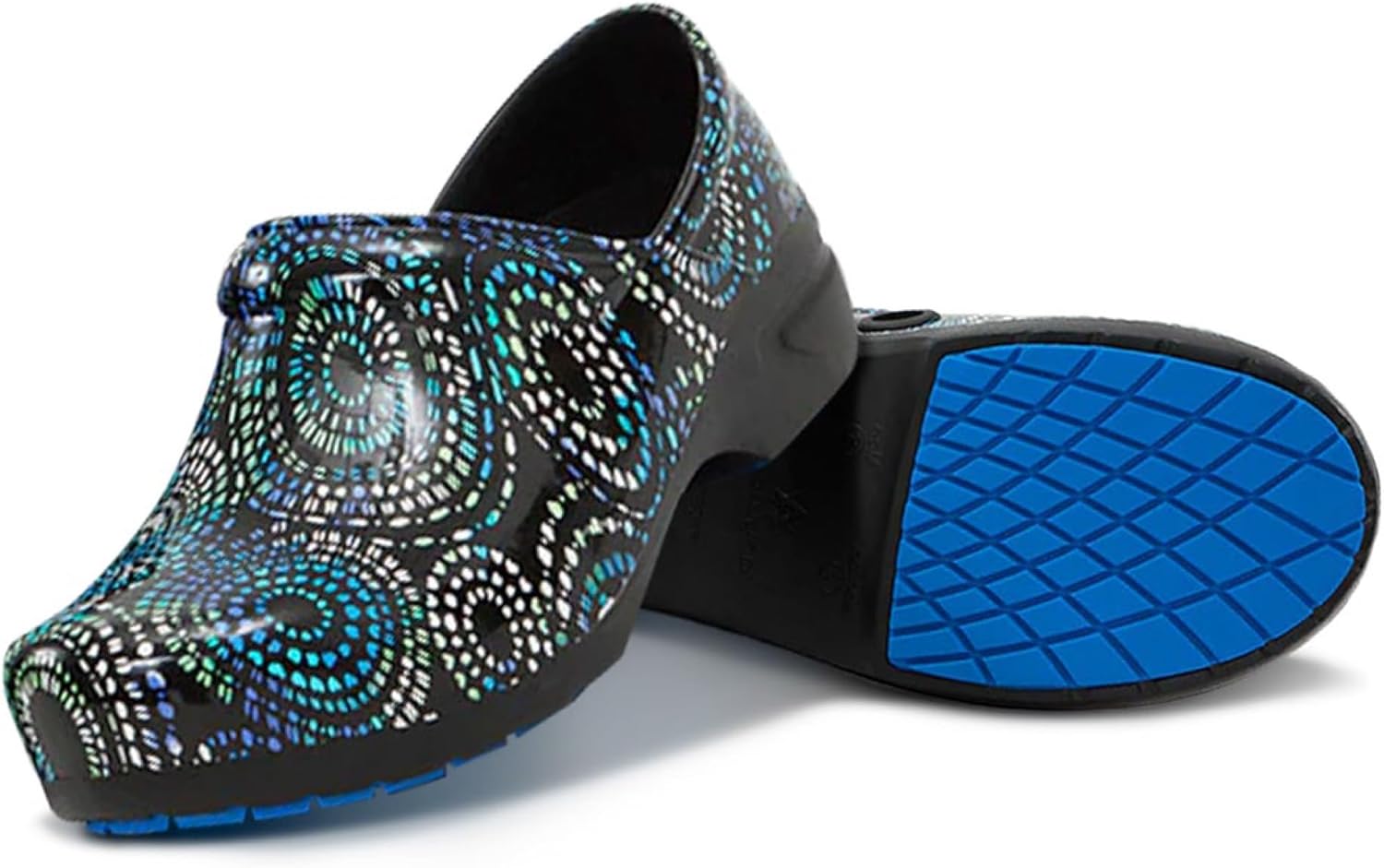 Anywear SR Angel Nursing Clogs - Non-Slip Work Shoes for Women & Men - Slip-Resistant Cushioned Nursing Shoes