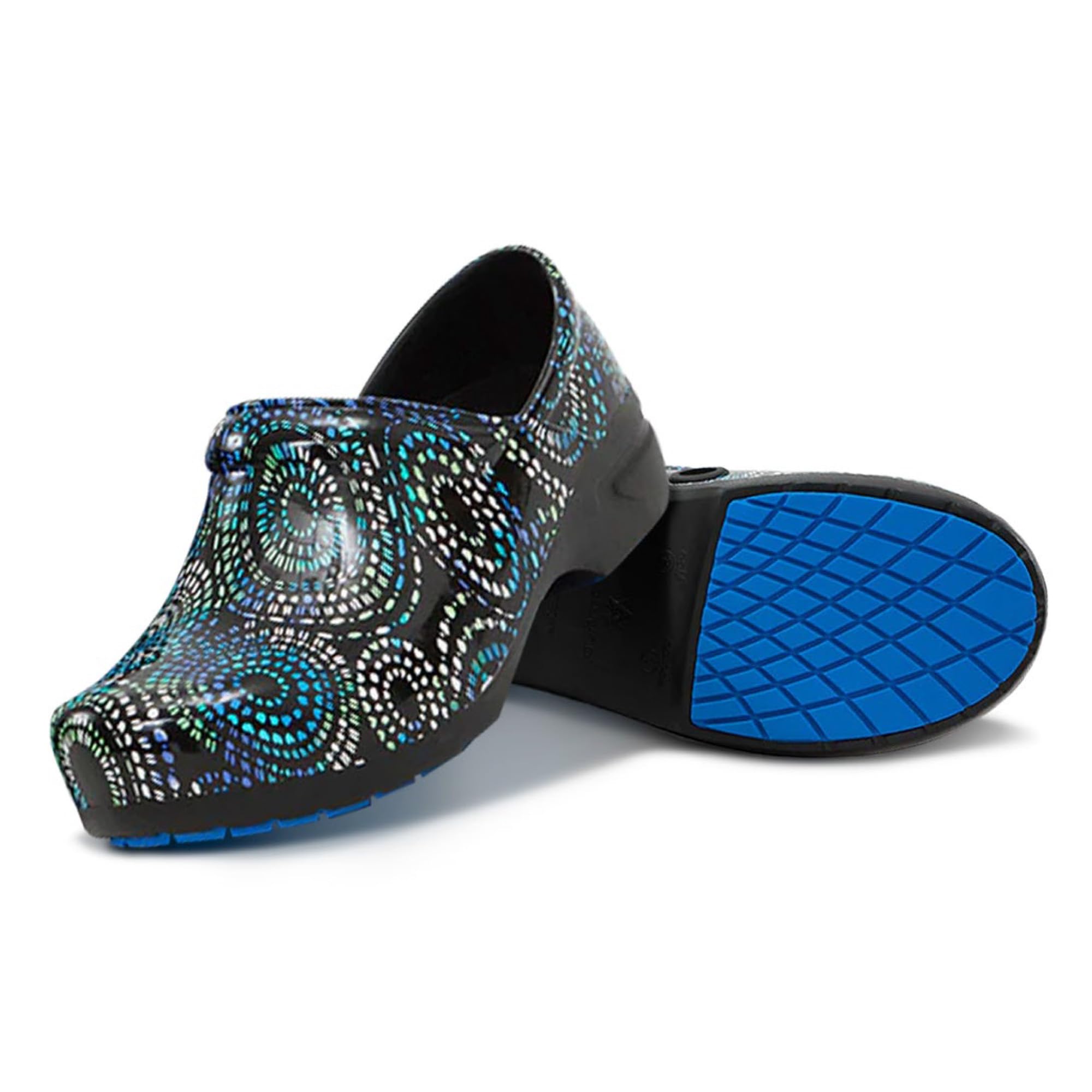 Anywear SR Angel Nursing Clogs - Non-Slip Work Shoes for Women &amp; Men - Slip-Resistant Cushioned Nursing Shoes