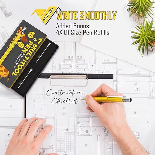 Miniatura 7 de Regalos de calcetines para hombres, papás, herramientas de construcción multiherramienta, herramienta para bolígrafos para hombres y mujeres, ideas