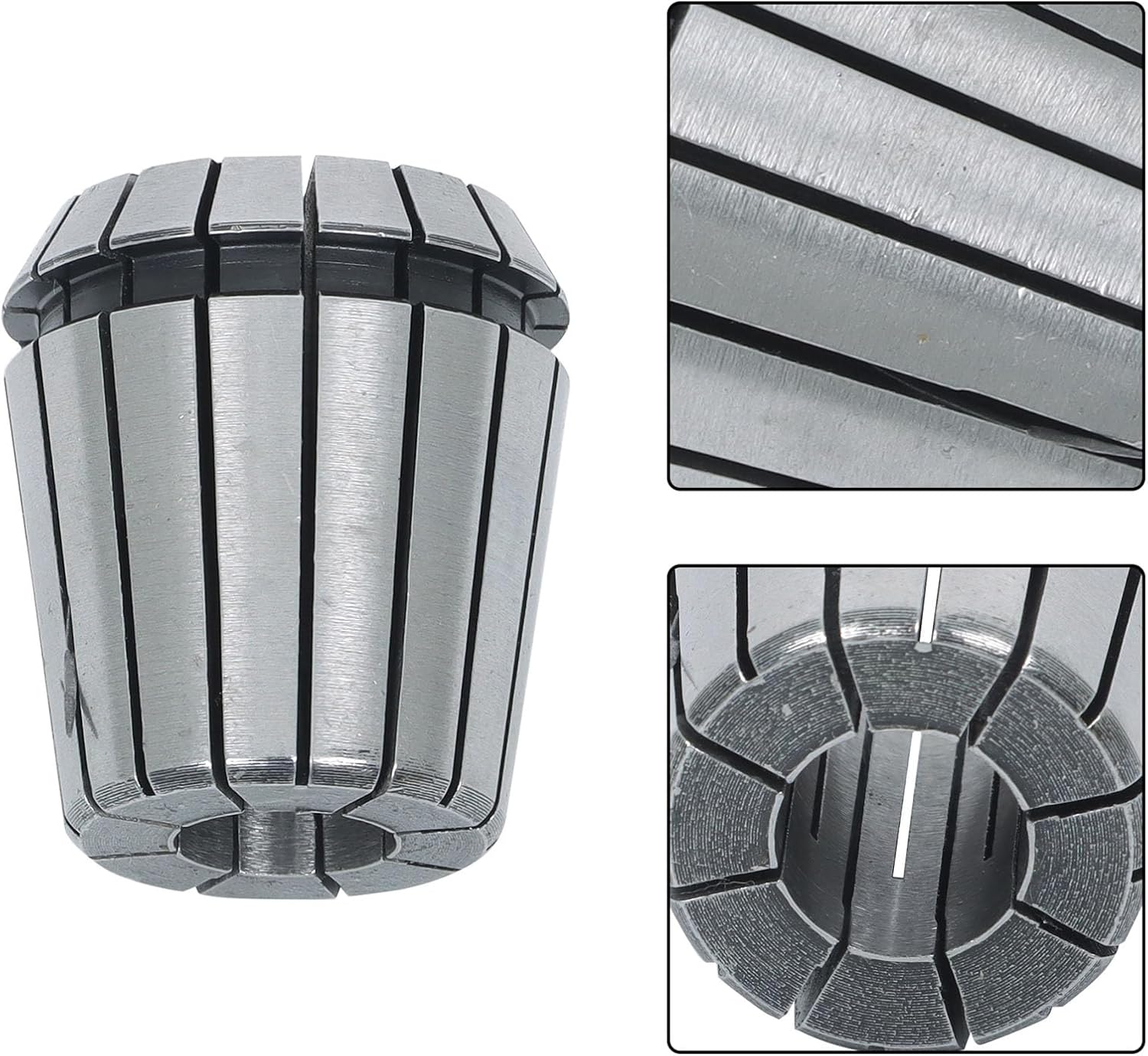 waltyotur ER40 Spring Collet Set 1/8-1 Inch Carbon Steel Spring Collet Set for CNC Workholding Engraving and Milling Lathe Tools 29 Pcs