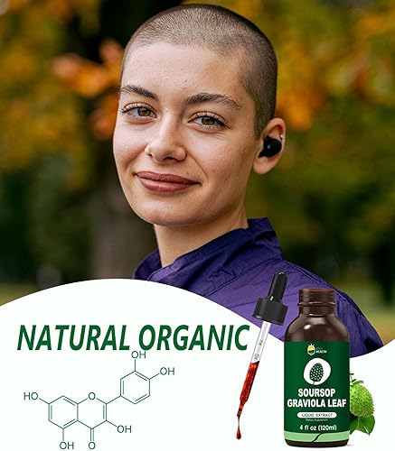 Miniatura 5 de Gotas líquidas de extracto de hoja de graviola de guanábana orgánica, líquido amargo de guanábana, alta absorción, biodisponibilidad mejorada,