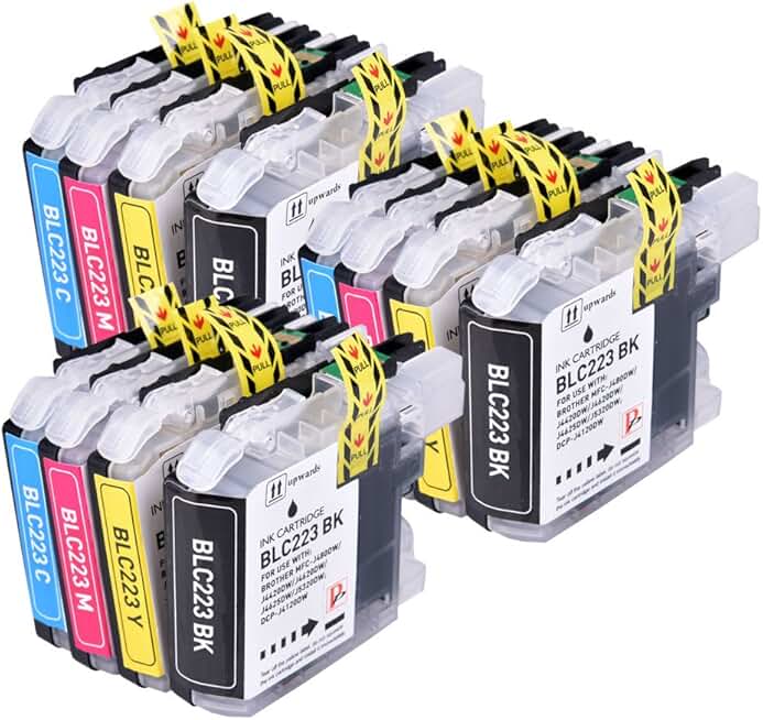 10x Set Cartucce Di Inchiostro Sostituisce Brother LC223 - Foto 7