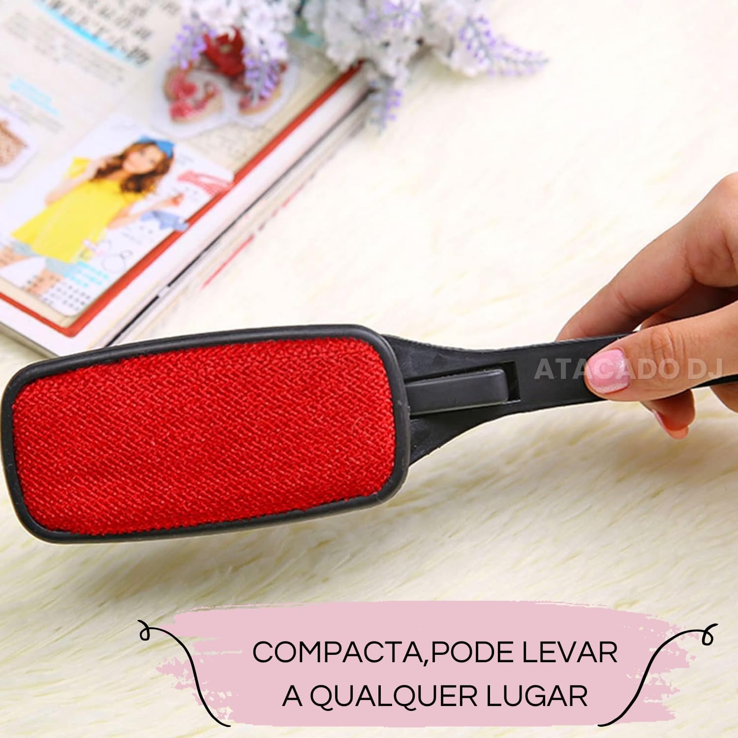 Escova Tira Pelo Giratória Mágica Removedora Tira Pelos De Roupa Sofá Cães Gatos Rolinho Reutilizável Escova Tira Pelo Giratória Mágica Removedora Tira Pelos De Roupa Sofá Cães Gatos Rolinho Reutilizável
